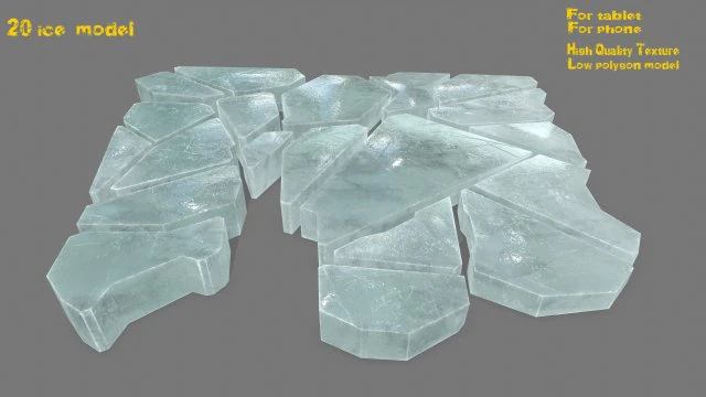 ice set 3D Model .c4d .max .obj .3ds .fbx .stl .blend 