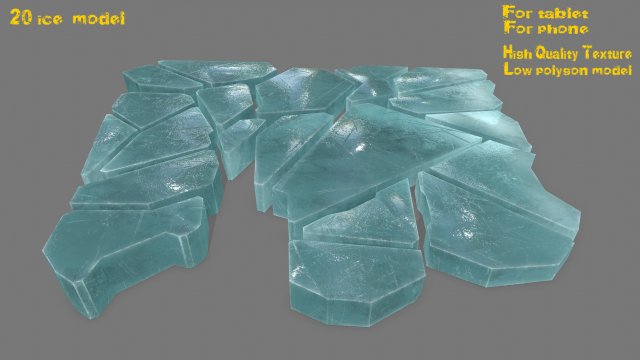 ice set 3D Model .c4d .max .obj .3ds .fbx .stl .blend 
