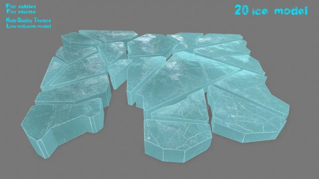 ice set 3D Model .c4d .max .obj .3ds .fbx .stl .blend 