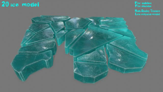 ice set 3D Model .c4d .max .obj .3ds .fbx .stl .blend 