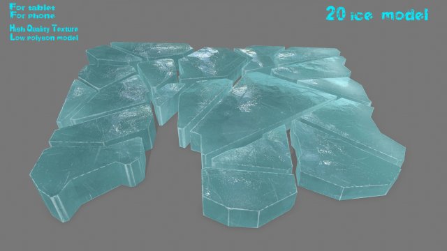 ice set 3D 모델 .c4d .max .obj .3ds .fbx .stl .blend
