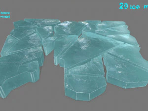 zestaw lodowy Model 3D