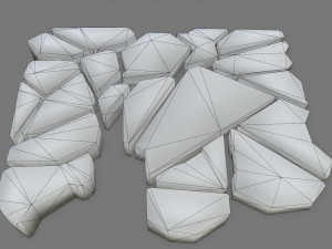 stone set Model 3D