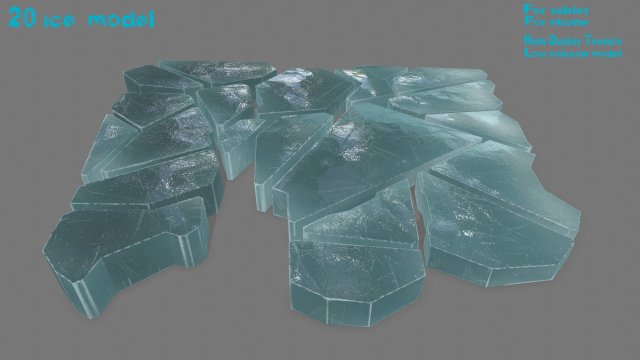 ice set 3D Model .c4d .max .obj .3ds .fbx .stl .blend 