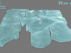 zestaw lodowy Model 3D