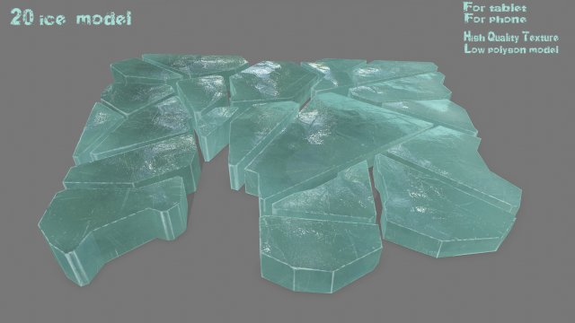 ice set 3D 模型 .c4d .max .obj .3ds .fbx .stl .blend 