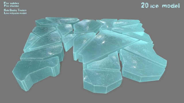 ice set 3D Model .c4d .max .obj .3ds .fbx .stl .blend 