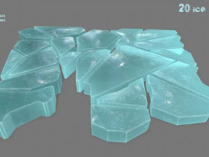 set di ghiaccio Modello 3D