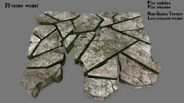 rocks 3D 모델 .c4d .max .obj .3ds .fbx .stl .blend 