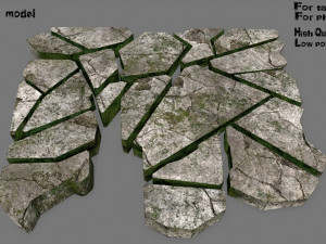 rocks 3D मॉडल