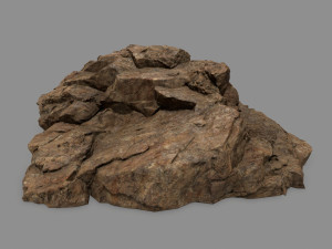 desert rock set 1 3D 모델