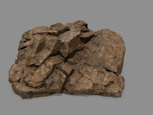 desert rock set 1 3D 모델