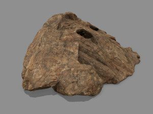 desert rock set 1 3D 모델