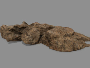 desert rock set 1 3D 모델