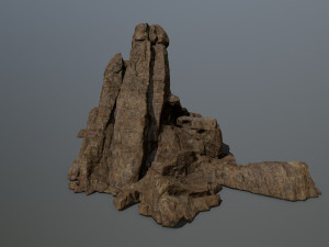 desert rock set 2 3D-Modell