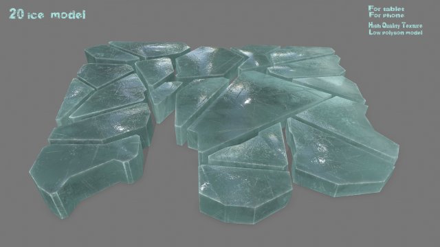 ice set 3D Model .c4d .max .obj .3ds .fbx .stl .blend 