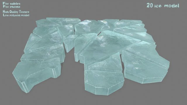 ice set 3D Model .c4d .max .obj .3ds .fbx .stl .blend 