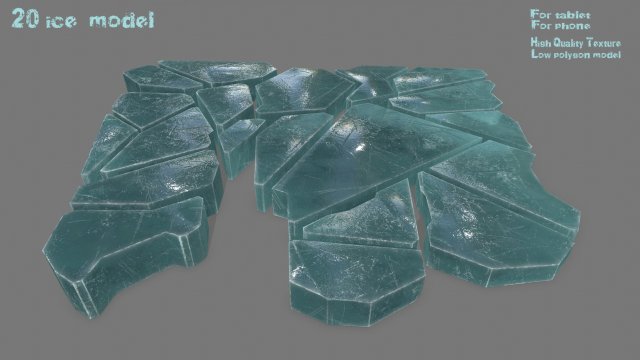 ice set 3D Model .c4d .max .obj .3ds .fbx .stl .blend 