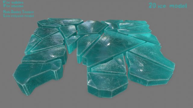ice set 3D 모델 .c4d .max .obj .3ds .fbx .stl .blend 