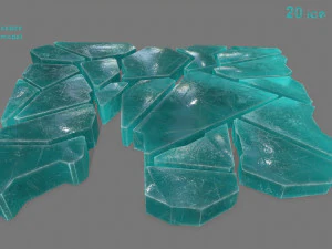Eisset 3D Modell