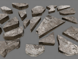 stone set 3D Model