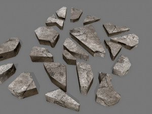 stone set 3D Model