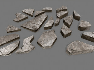 stone set 3D Model