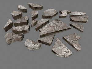 stone set 3D Model