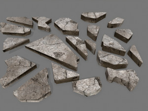 stone set 3D Model