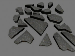 stone set 3D Model