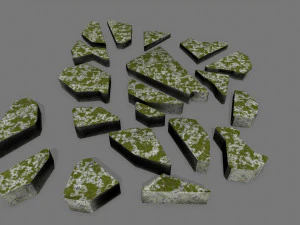 stone set 3D Model