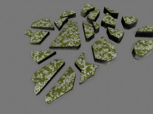 stone set Modèle 3D