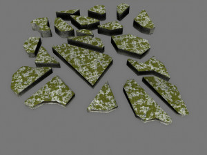 stone set Modèle 3D