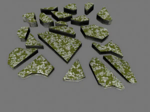 stone set 3D Model