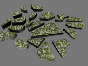 stone set 3D Model