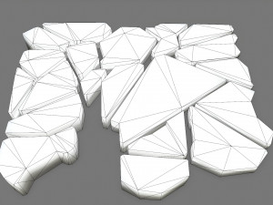 stone set Modèle 3D