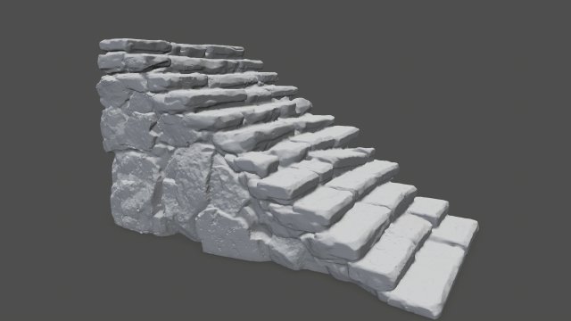 Stairs 3D 打印模型 .c4d .max .obj .3ds .fbx .stl .blend 