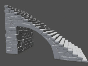 Stairs 3D Print Model