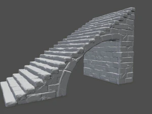 Stairs 3D Print Model