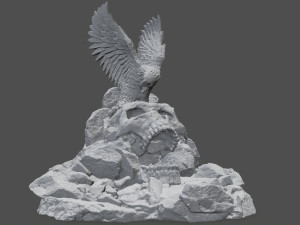 skulleagle 3D प्रिंट मॉडल