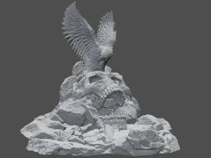 Sch&auml;deladler 3D Druckmodell