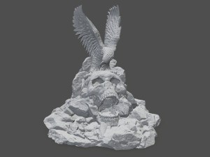 skulleagle Modelo de Impressão 3D