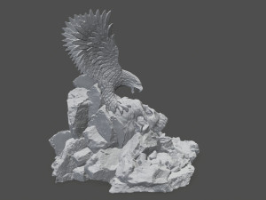 skulleagle Modelo de Impressão 3D