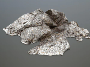 rock set 4 3D Model