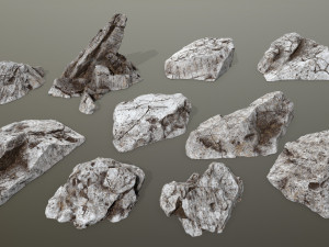 rock set 2 3D मॉडल