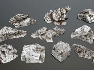 insieme della roccia Modello 3D