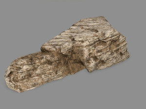 desert rock Modello 3D