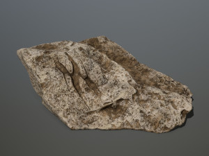 desert rock set Modello 3D