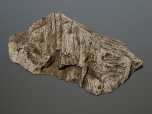 desert rock set Modello 3D