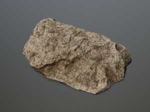 desert rock set Modello 3D